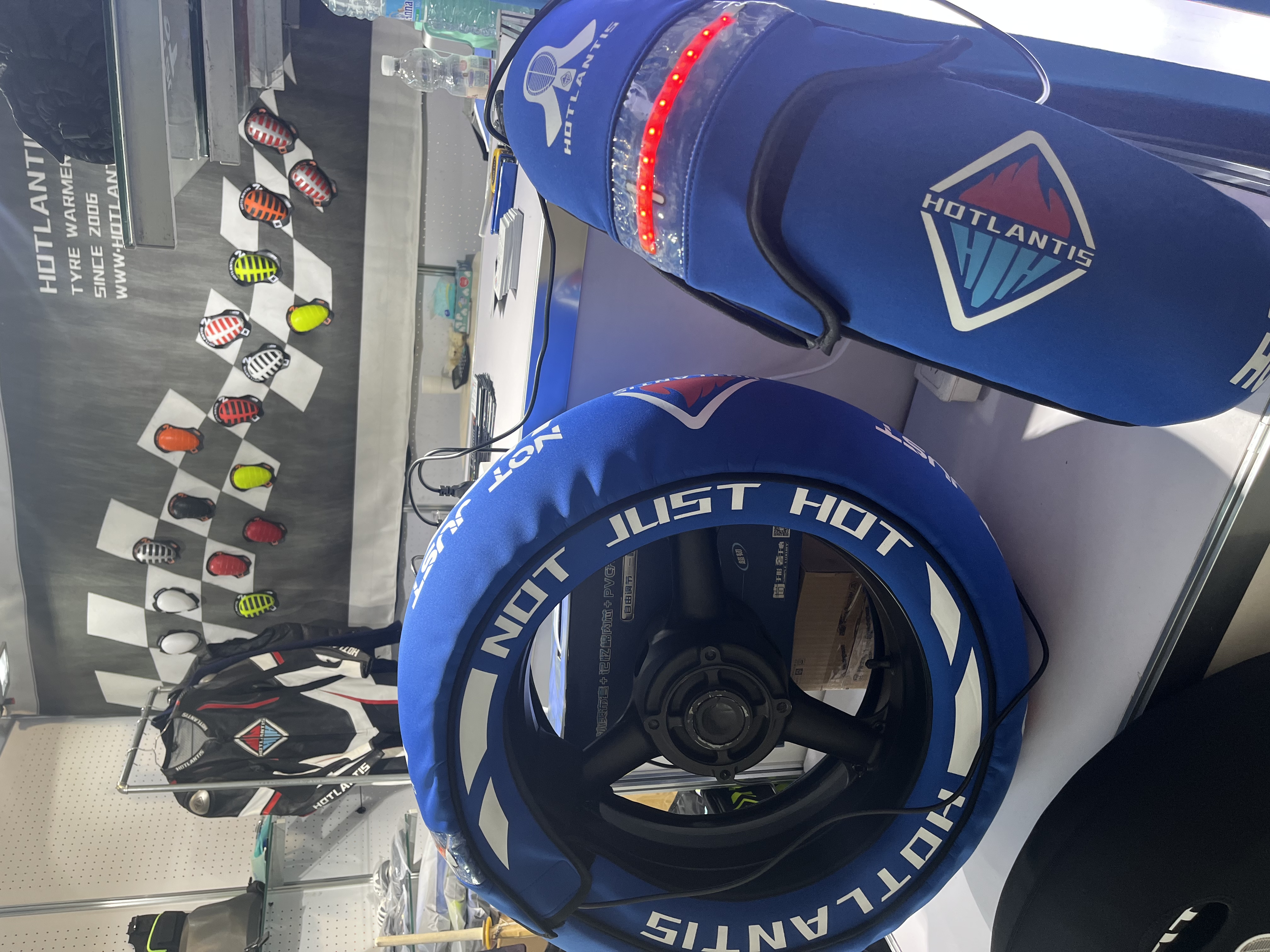 what are the types of tire warmers for motorcycles?